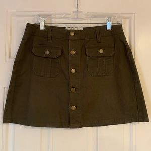 Altard state olive green skirt